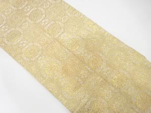 アンティーク　花蜀江文織り出し全通袋帯（材料）